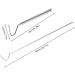 Youding Snake Tongs Professional Snake Pole | Snake Trap Maintain A Safer Distance Reptiles Catching Tool Length 6.30-26.78in for Catching Playing Snakes - Buy Online on SooperMarket.com