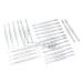 LAJA IMPORTS SET OF 24 PROFESSIONAL NAIL CUTICLE PUSHER STAINLESS STEEL FOR MANICURE AND PEDICURE