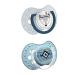 LOVI Dynamic Silicone Pacifier 0-3 Months - BPA Free Indian Summer Collection 2 Pack - Blue | International Shipping Available - Buy Online on SooperMarket.com