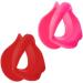 Lip Massager Silicone Lip Exerciser Facial Muscle Tightener Face Lift Mouth Stretcher Trainer Red - Buy Online on SooperMarket.com