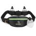 Hydration Running Belt for Top Athletes, Can Fit iPhone 7, iPhone 6S, Galaxy Note 7. Bonus: 3x 6oz Water Bottles. w/35 up to 44 inches Adjustable Waist