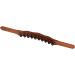 Ergonomic Two-Row Trigger Point Massager with 20 Beads - Portable Wood Gua Sha Stick for Neck Shoulders Arms & Legs | Carbonized Beech - Buy Online on SooperMarket.com