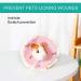 Small Pet Elizabeth Collar Protective Circle Nursing Ring Lightweight Elizabethan Collar for Guinea Pigs and Rabbits Pink - Buy Online on SooperMarket.com