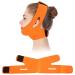 V Face Line Belt | Face Slimming Chin Lift Up Anti Wrinkle Sleep Strap - Orange - Buy Online on SooperMarket.com