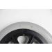Wheelchair Front Wheel 1 Pair Solid Wheels Replacement for Wheelchair 12 X 2 Non-Pneumatic Wheelchair Rear Wheels Assembly 12Inch (30Cm) Front Wheel with 12Mm Bearing/Gray(Black) - Buy Online on SooperMarket.com