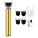 Electric Pro for T- Cordless Trimmer Wireless Portable Hair Clipper Oil Clipper-Gold