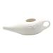 250ml Ceramic Pot Nose Cleaning Pot for Removes Nose Washing White 19x9x6cm