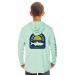 Kids Fishing Hoodie Shirt Long Sleeve UV UPF SPF Sun Protection Youth Boys Girls Medium Seagrass
