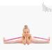 Xingmo Kids Stretch Band with Multi Loops - Pink Latin Yoga Exercise Trainer - Buy Online on SooperMarket.com