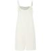 WILLBEST Women's Low Cut Sleeveless Jumpsuits Bohemian Off The Shoulder Straps Bib Long Pants Rompers Overalls with Pockets 2948-oyvsw-white-d 5XL - Buy Online on SooperMarket.com
