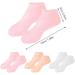 NAVESO Moisturising Socks 3 Pairs Silicone Socks for Moisturising Feet Silicone Moisturising Foot Socks Women Foot Spa Pedicure Silicone Socks Soft Gel Heel Socks for Women Dry Cracked Feet - Buy Online on SooperMarket.com