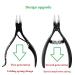 Professional Podiatrist Toenail Clipper for Thick/Ingrown Nails - Surgical Stainless Steel, Rubber Handles, Recommended by Foot Surgeons - Suitable for Men, Seniors, Adults (Black) - Buy Online on SooperMarket.com