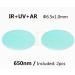 u201cGzikai 650nm 6.5mmx1mm Optical AR-IR Glasses Filter UV AR IR Cut for Camera Lens - Pack of 2u201d - Buy Online on SooperMarket.com