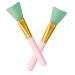 Face Mask Brush Set - 2 Silicone Makeup Applicators for Charcoal Mud and Clay Masks | Perfect for Skincare & Beauty - Buy Online on SooperMarket.com