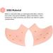 2 Pairs Gel Silicone Heel Cover Protector for Plantar Fasciitis, Orthopedic Bunion Corrector - Foot Pain Relief - Buy Online on SooperMarket.com