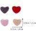 Minkissy Decoraciones Para U as Acrilicas Nail Art Fluffy Pom Balls: 3D Magnetic Nail Art Balls Heart Shaped Detachable Nail Art Fluffy Pom Poms Plush Balls for Nail Decor 5 Bags Heart Decor - Buy Online on SooperMarket.com