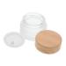 Mikinona Pen Wash Cup Nail Remover Bottle Crystal Nail Art Dappen Bowl Nail Art Dappen Cup Makeup Container Glass Containers Glass Craft Nail Art Cleaning Cup Tool Wood Frosted