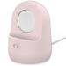 AhaStyle iWatch Stand Silicone Charging Dock Holder Accessories for Apple Watch Series 8/Ultra/SE2/7/6/SE/5/4/3/2/1(49/45/44/42/41/40/38mm), Supports Nightstand ModeAdapters NOT Included(Pink)
