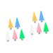 DOITOOL 2 Sets Manicure Pen Tip Nail Rhinestones Nail Point Pen Head Wax Pen Replacement Tips Bead Picker Tool Wax Pencil Acrylic Pen Tip Diy Nail Art Tool Double Head Manicure Tools