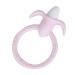 Infant Silicone Teether - BPA Free Soft Pink Teething Toy for Toddlers | Safe Chewing & Soothing Solution - Buy Online on SooperMarket.com