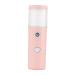Baluue Facial Humidifier Mini Humidifier Facial Mist Sprayer Skin Moistener Nano Misting Sprayer Abs Pink