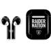 Skinit Decal Audio Skin Compatible with Apple AirPods with Lightning Charging Case - Officially Licensed NFL Las Vegas Raiders Team Motto Design