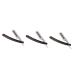 Angoily 3 pieces 66 nail stand dalmatian ears eyelash case women razor blade to shave hairdressing gifts for men razor from steel manual razor