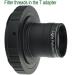 Gosky Metal 1.25'' Telescope Camera T-Adapter and Nikon T2 T-Ring Adapter for DSLR - Compatible with Nikon D90, D80, D70, D60, D50, D40x, D40, D800, D700 and More Nikon SLR Cameras - Buy Online on SooperMarket.com