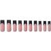 Ruarby 360x False Nails Full Cover Stick on Nails French Black Tip Press On Nails Artificial Nails Long False Nails for Women - Buy Online on SooperMarket.com
