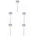 Beavorty 5pcs Eyelash Check Mirror lash tech supplies mirror for eyelash extension eyelash mirror for women handheld t tool lash tool Beauty Salon Tool moon Miss Stainless steel hand mirror