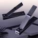 Kuuddker Black Nail Clippers Stainless Steel and Toenails Manicure Tool Flat Nose Nail Clippers S - Buy Online on SooperMarket.com