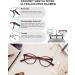SKYWAY Reading Glasses for Women & Men | Blue Light Blocking Lightweight Anti-Glare Computer & Gaming Readers - 1 Blue 1.5 Diopters - Buy Online on SooperMarket.com