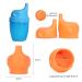 TOUGS Silicone Sippy Cup Lids for Toddlers and Babies (5 Pack) - Reusable, Spill-Proof, Durable - Fits Tumblers, Yeti Rambler, Mason Jars, Cups, and Mugs - 9 Piece Set - Buy Online on SooperMarket.com