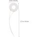FOYTOKI 2pcs Hot Rings Heating Rings for Replacing Coils Heating Coil Heating Plate Repair Kit Metal White - Buy Online on SooperMarket.com