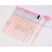 DFHBFG 12-Piece Eye Makeup Brushes Set | Soft Bristles for Perfect Eyeshadow Nose Shadow & Eyeliner - Ideal for Professional & Home Use - Buy Online on SooperMarket.com