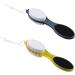 Dajidafu PP PS Foot File Replacement Solid Color Hanging Pedicure Exfoliating Dead Skin Remover Bath Brush with Lanyard Yellow - Buy Online on SooperMarket.com
