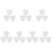 Healeved 21 Pcs Foot Neuropathy Diabetes Nerve Feet Skin Stylus Diabetes Skin Test Stylus Diabetes Stylus Test Monofilaments Triangle 6.2X6.2X1.5CMx7pcs