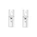 Baluue 2pcs Facial Spray Mist Hydrating Sprayer for Eyelash Extensions Mini Face Humidifier White