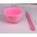 3 Sets Rubber Facial Mask Mixing Bowl with Spatula - DIY Skin Care Tool Kit for Home and Salon - Pink - Buy Online on SooperMarket.com