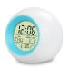 Xingdianfu LED alarm clock digital children's alarm clock light alarm clock mood light bedside lamp 7 colors