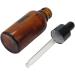 Liummrcy Droppers For Oils 30ml Empty Glass Dropper Bottle Refillable Amber Essential Oil Container Jar with Glass Pipette Dropper - Buy Online on SooperMarket.com
