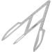 Tiuimk Stainless Steel Eyebrow Microblading Triangle Ruler - Silver - Buy Online on SooperMarket.com