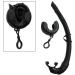 Scuba Choice Silicone Nautilus Snorkel with Storage Container - Black - Buy Online on SooperMarket.com