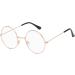 Protective Blue Light Filter Glasses for Kids | Prescription-Free Gaming & Computer Glasses | Oval Design Z1103Z_1-Rose Gold - Buy Online on SooperMarket.com