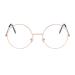 Protective glasses children blue light filter glasses without prescription gaming glasses Computer-fold-light filter glasses false glasses glasses oval z1103z_1-ros gold unit size