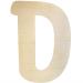 Large Wooden Letters 30cm Wooden Letter for Crafts Children's Names Capital Alphabet 5mm Thick Unfinished MDF Wood Slices Nursery Wall Hanging Art Sign Board Painting Home Decor (D)