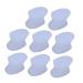 Hallux Valgus 8pcs Separator Thumb Splint Nail Protector Spacers Silicone Cushion Hammer Big Brace Cushion Big Straightener Separators Foot Yoga Bunion Night Splint