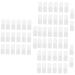 FRCOLOR 60 Pcs Nail Case Nail Soak off Caps Manicure Art Varnish Protector Nail Polish Varnish Protector Reusable Gelt Nail Gel Polish Nail Polish Protector Plastic Removal Tool Milk 4x2cmx3pcs As Shownx3pcs