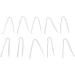 10pcs Sound Aid Tube R Type Prevent Earwax PVC Sound Amplifiers Earmold Tubing Set 3.3 * 2mm Sound Aid Tubing Replacement Ear Tubes Hearings Aid Tubes for - Buy Online on SooperMarket.com