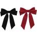 Velvet Hair Bow Clips Large Satin Ribbon Bow Hairpins Bow Hair Barrette for Party Hair Accessories Black Bow Hair Clips Velvet Hair Bow Clips Satin Ribbon Bow Hairpins Red - Buy Online on SooperMarket.com